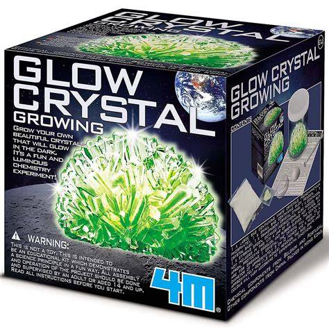 glow crystal growing teoreticky vizualizace procesu