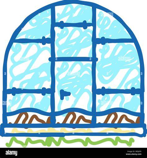 illustration of a polycarbonate greenhouse