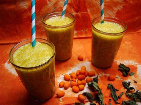 robustní obraz smoothie s rakytníkem