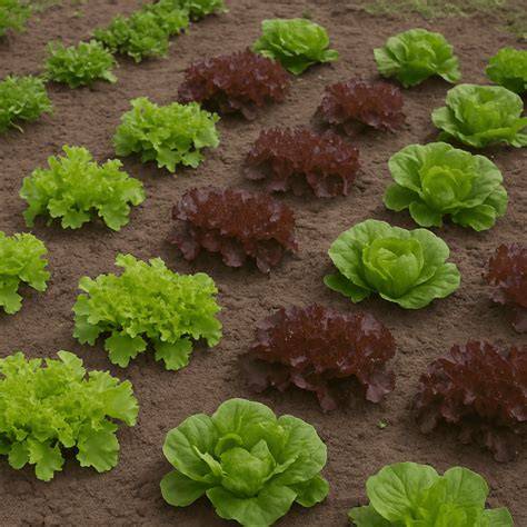 illustration of winter lettuce cultivation