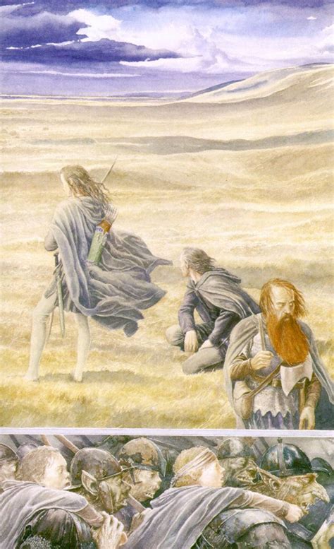 elfská poezie ilustrace a Alan Lee