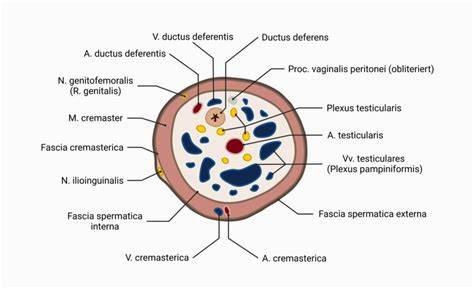 anatomie funiculus spermaticus schéma