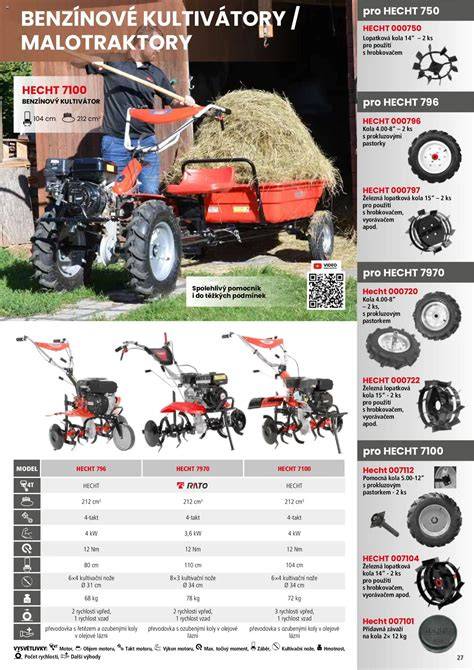 katalog posypových vozíků HECHT