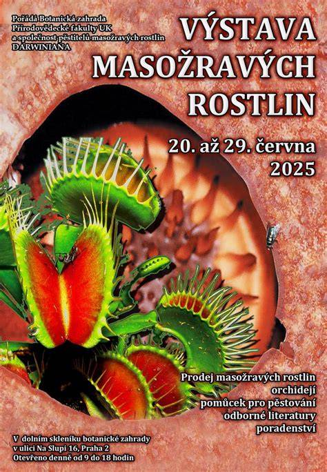 Grafické znázornění rodů masožravých rostlin a jejich pastí
