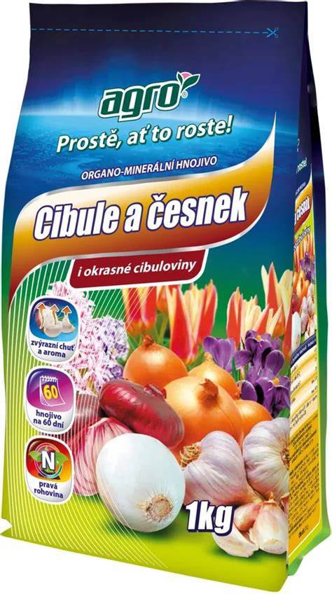 hnojivo pro cibuli a česnek infografika složení