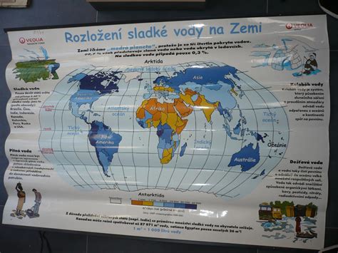 Rozložení zón a průtoků vody
