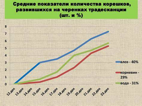 образец графика эффективности корнеобразования