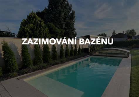 grafická ilustrace procesu zazimování bazénu