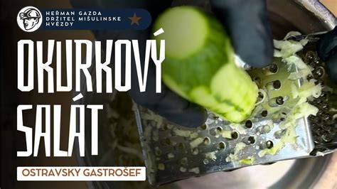 Infografika: Jak připravit okurkový salát krok za krokem