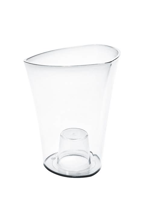 průhledný květináč pro orchideje design