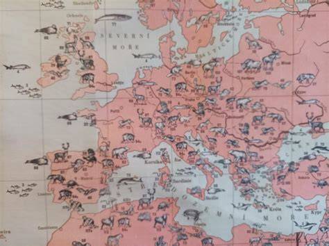 mapa rozšíření zlatobýlu
