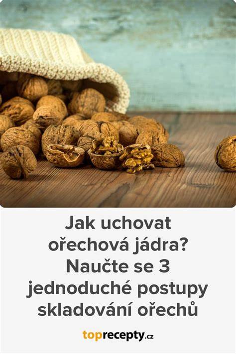 Infografika: Skladování ořechů (uvnitř a venku)