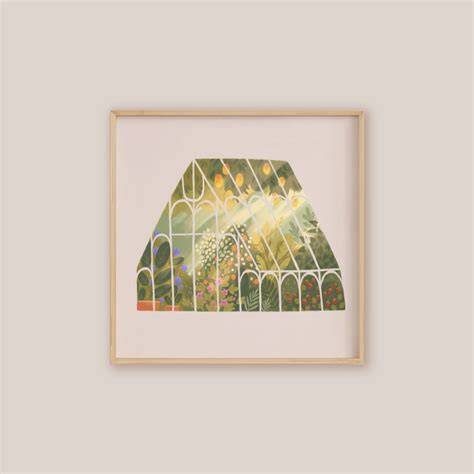 london palm house sklenik vlhkost ilustrace