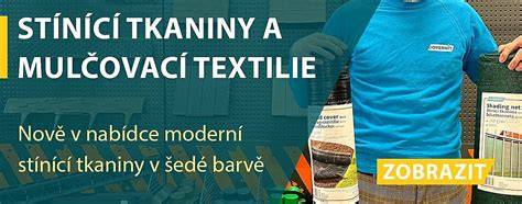 mulčovací textilie ilustrace a schéma